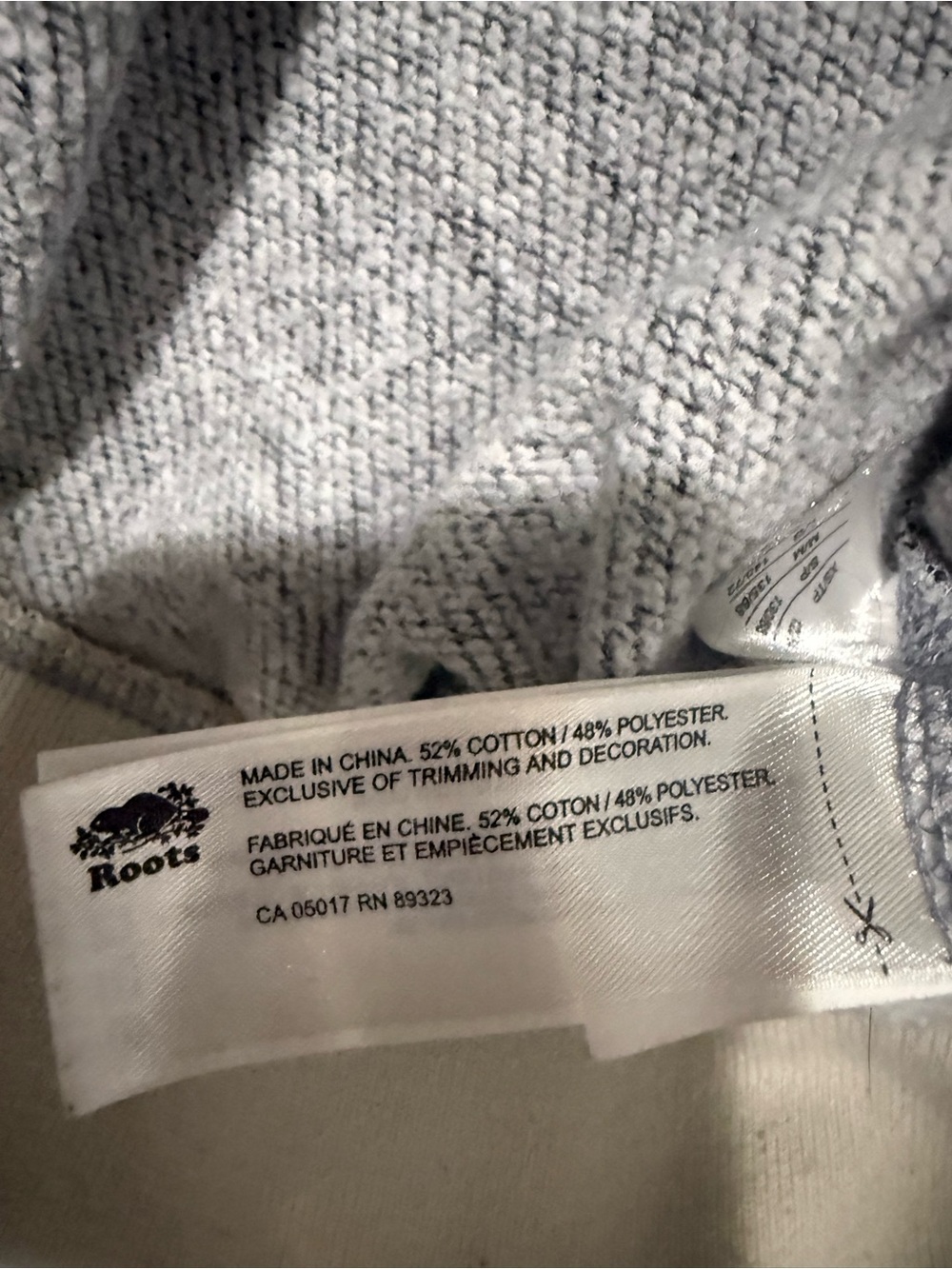 120. Roots Kids Salt & Pepper Appliqué Hoodie XL 11-12 Years - Picture 5 of 9